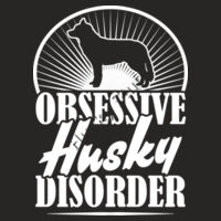 Men's Obsessive Husky Disorder Tee-Shirt Design