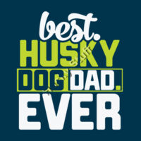 Men's Best Husky Dog Dad Ever Design
