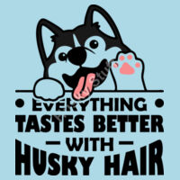 Everything Tastes Better With Husky Hair Design