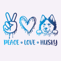 Peace Love Husky Design