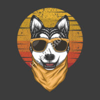 Cool Husky With Sunnies Design