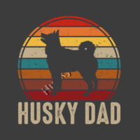 Husky Dad Retro Design