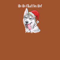 Ho Ho Fluffin Ho! With a Grey Masked Husky Design