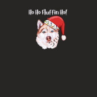 Ho Ho Fluffin Ho! With a Red & White Husky Design