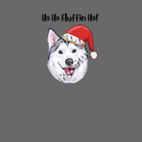 Ho Ho Fluffin Ho! With a White faced Husky Design