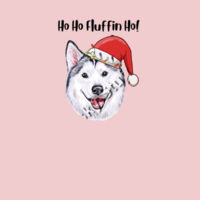 Ho Ho Fluffin Ho! With a White faced Husky Design