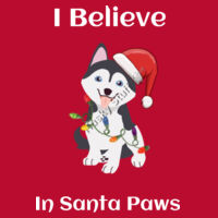 I Believe In Santa Paws Children's T-shirt Design