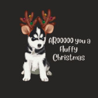 Aroooo you a Merry Woofmas Mens Fitted  T Shirt Design