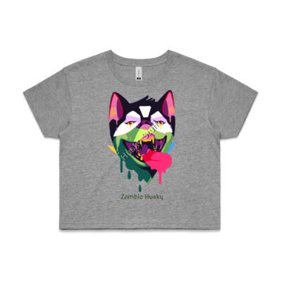 Zombie Husky Ladies Tee Thumbnail