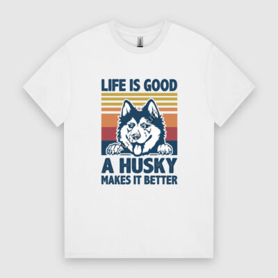Life Is Good, A Husky Makes it better Thumbnail