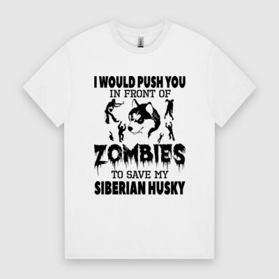 I Would Push You in Front of Zombies to Save my Siberian Husky Thumbnail