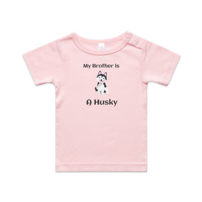 My Brother is a Husky Infant Tee  Thumbnail