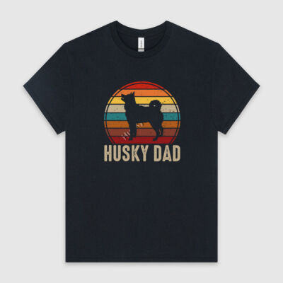 Husky Dad Retro Thumbnail