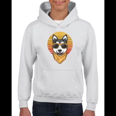 Retro Cool Husky with Sun Glasses Thumbnail