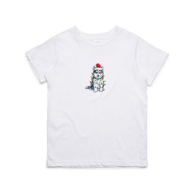 Cute Husky Mischief Helping with the Christmas lights. Thumbnail